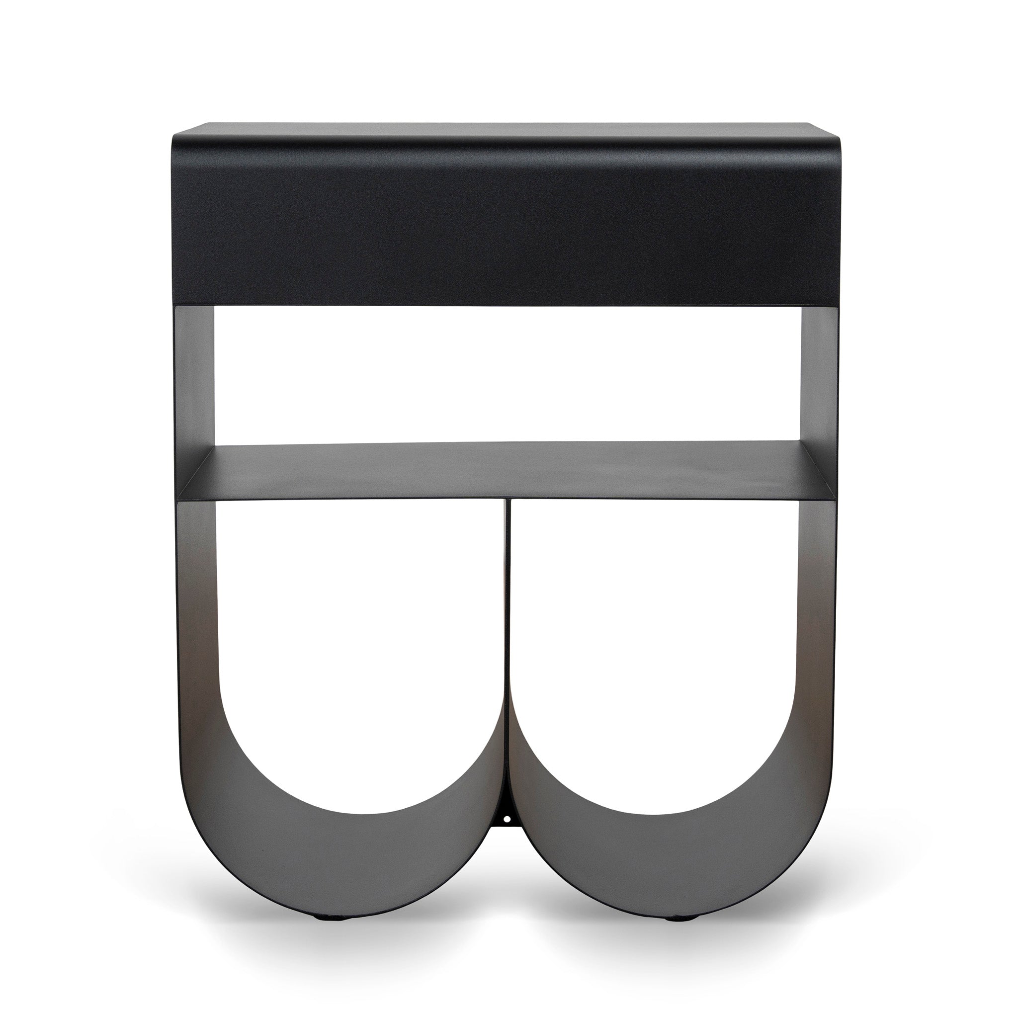 CST12711-BC 40cm Side Table - Full Black