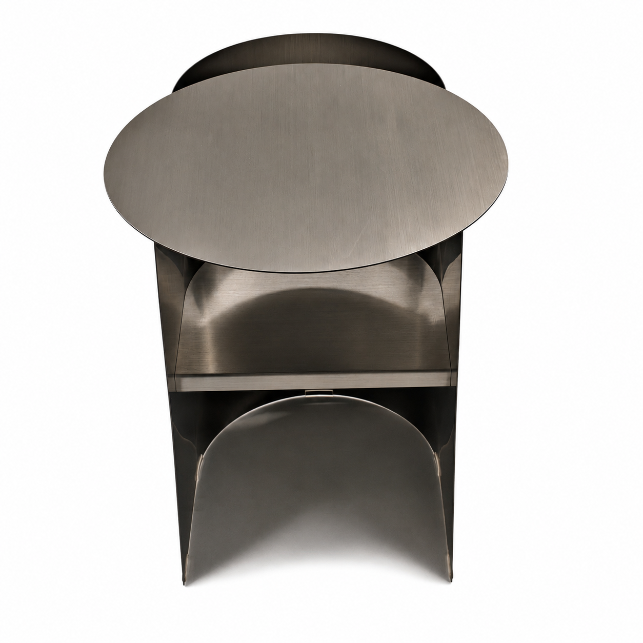 38cm Side Table - Stainless Steel