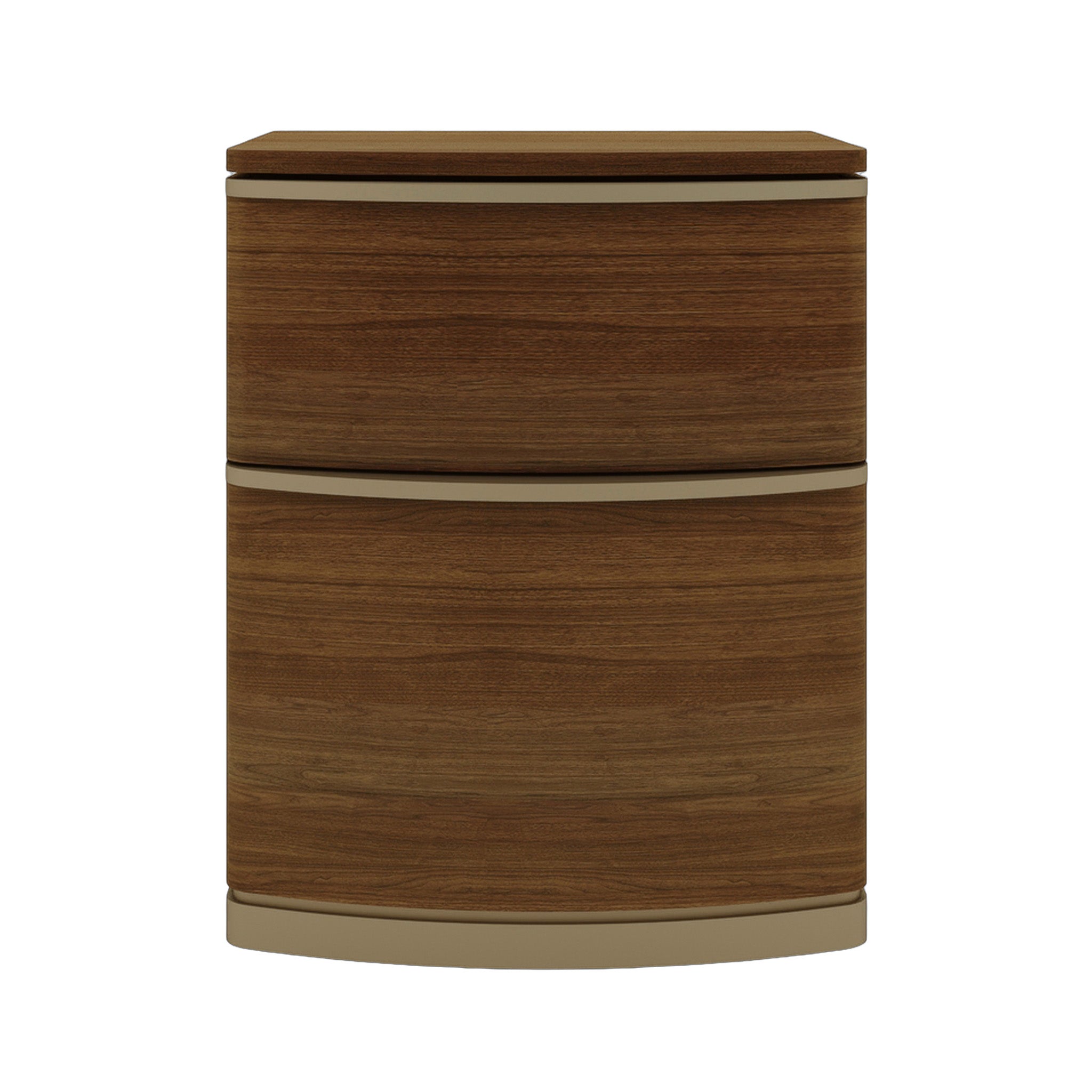 CST12815-VN 45.8cm Bedside Table - Walnut