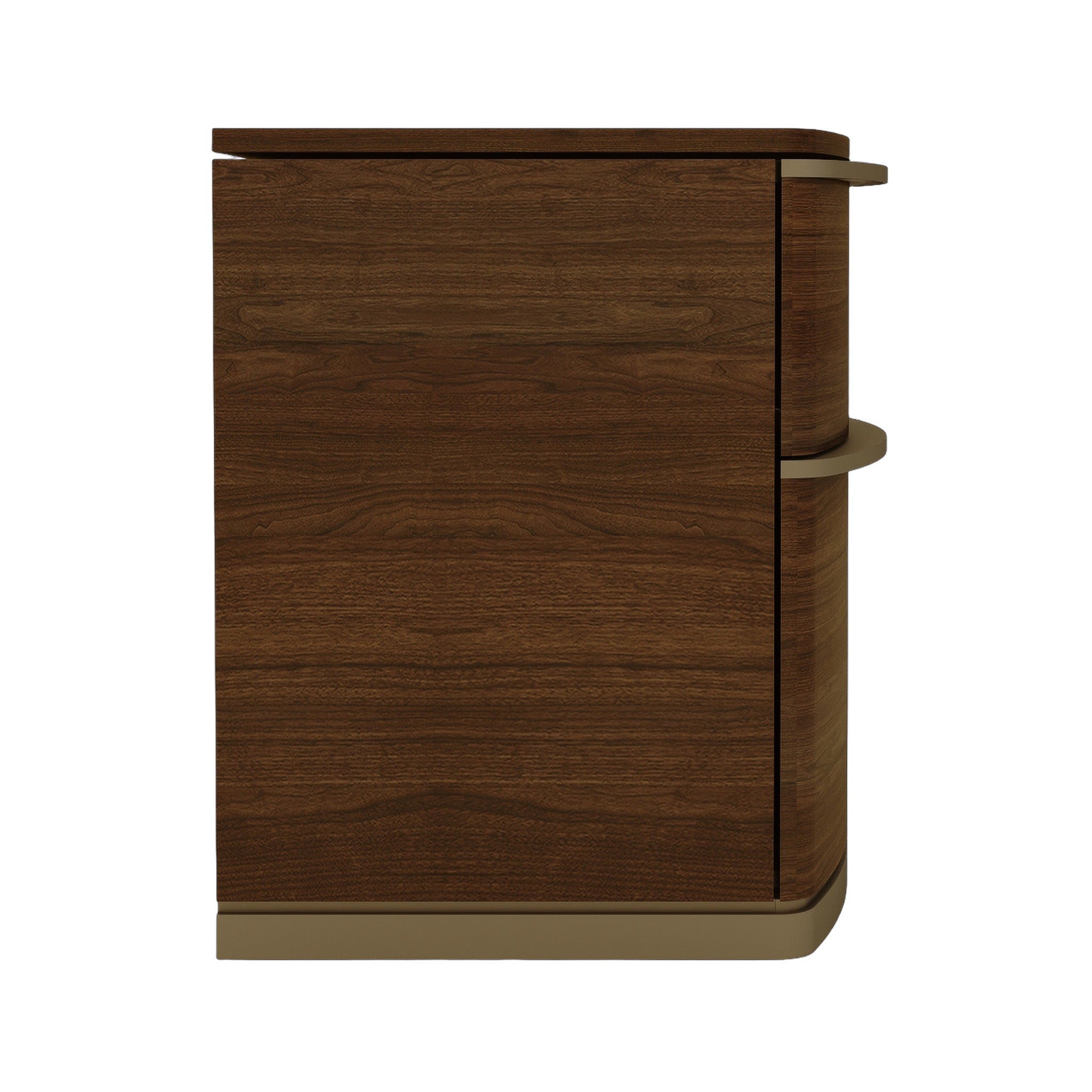 CST12815-VN 45.8cm Bedside Table - Walnut