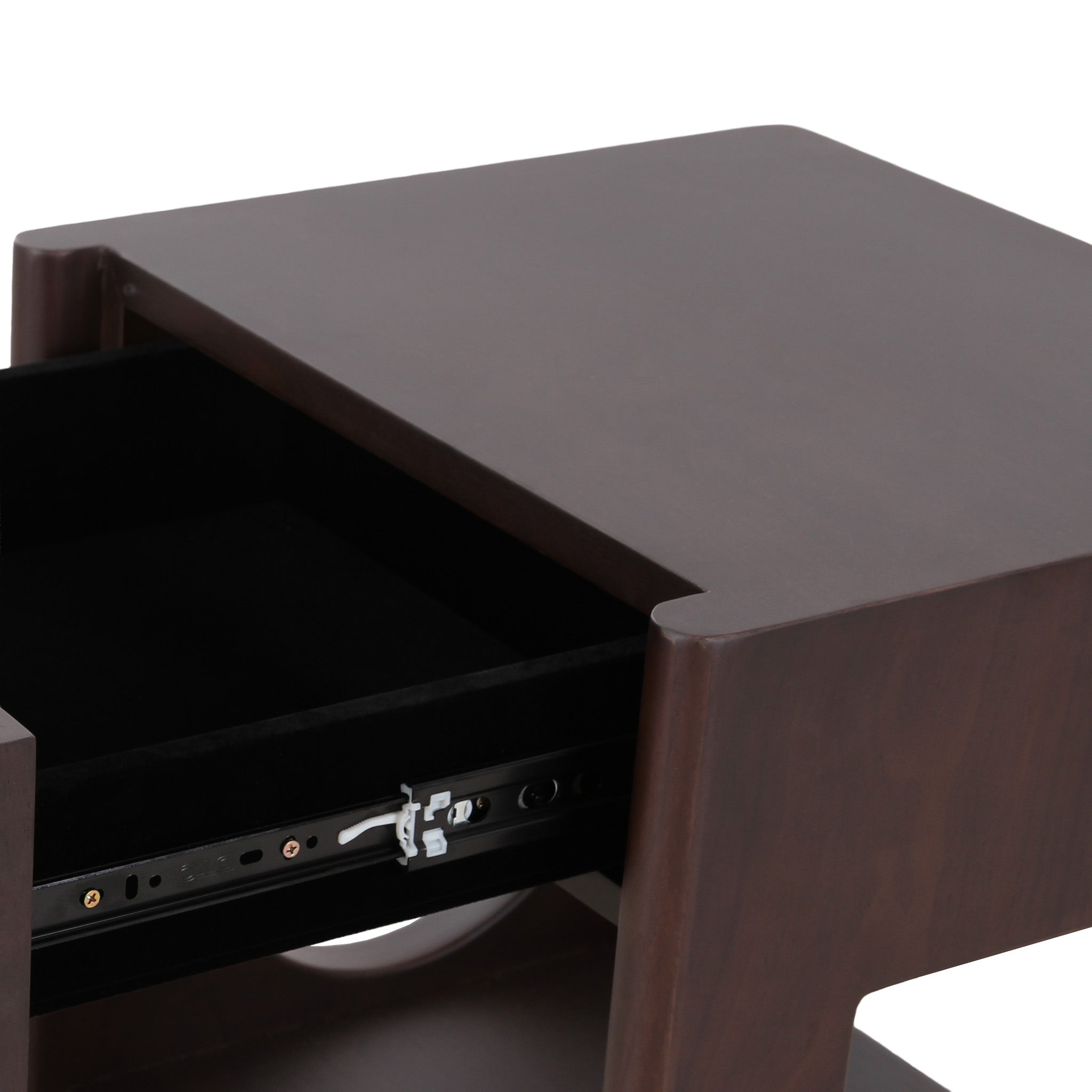 50cm Side Table - Walnut