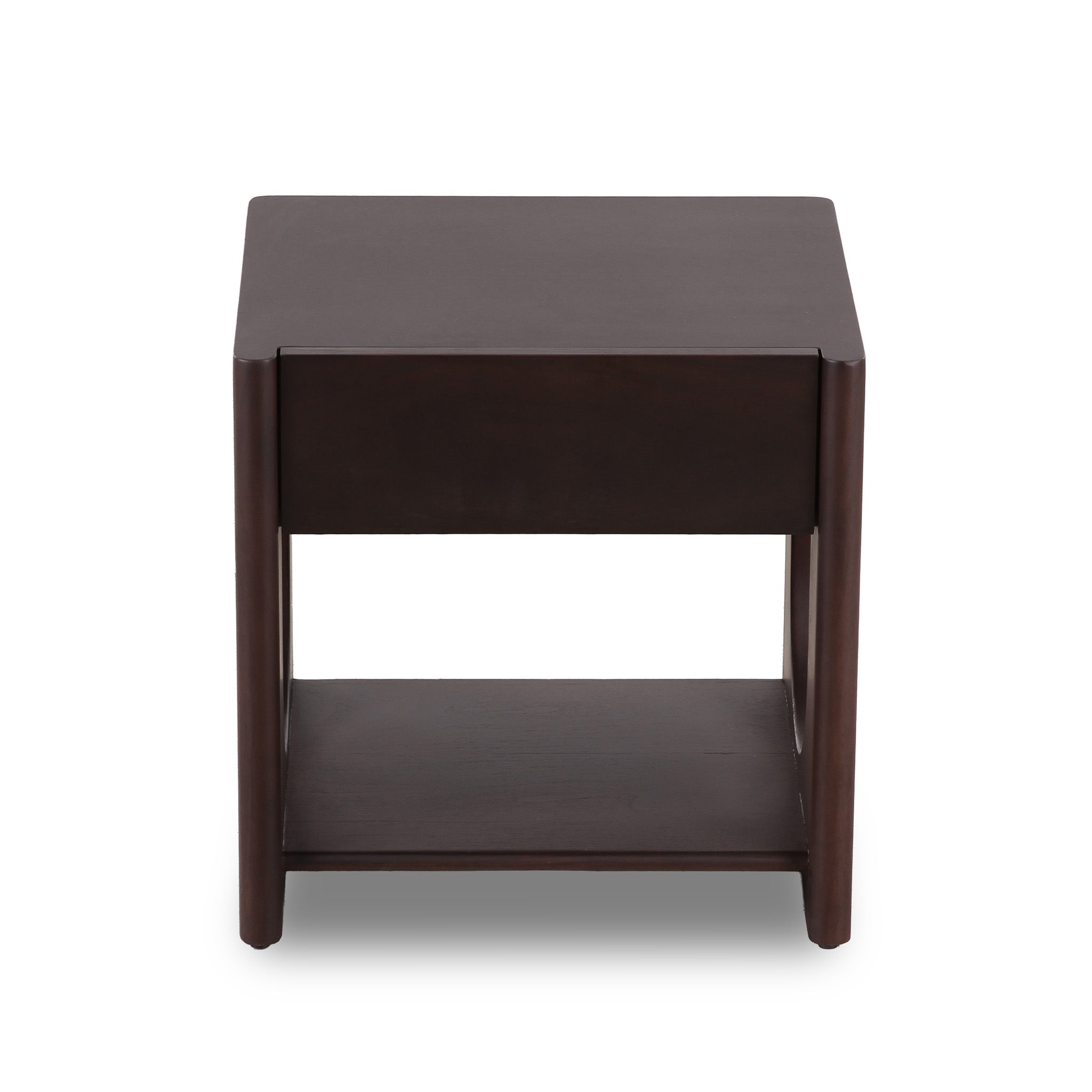 50cm Side Table - Walnut