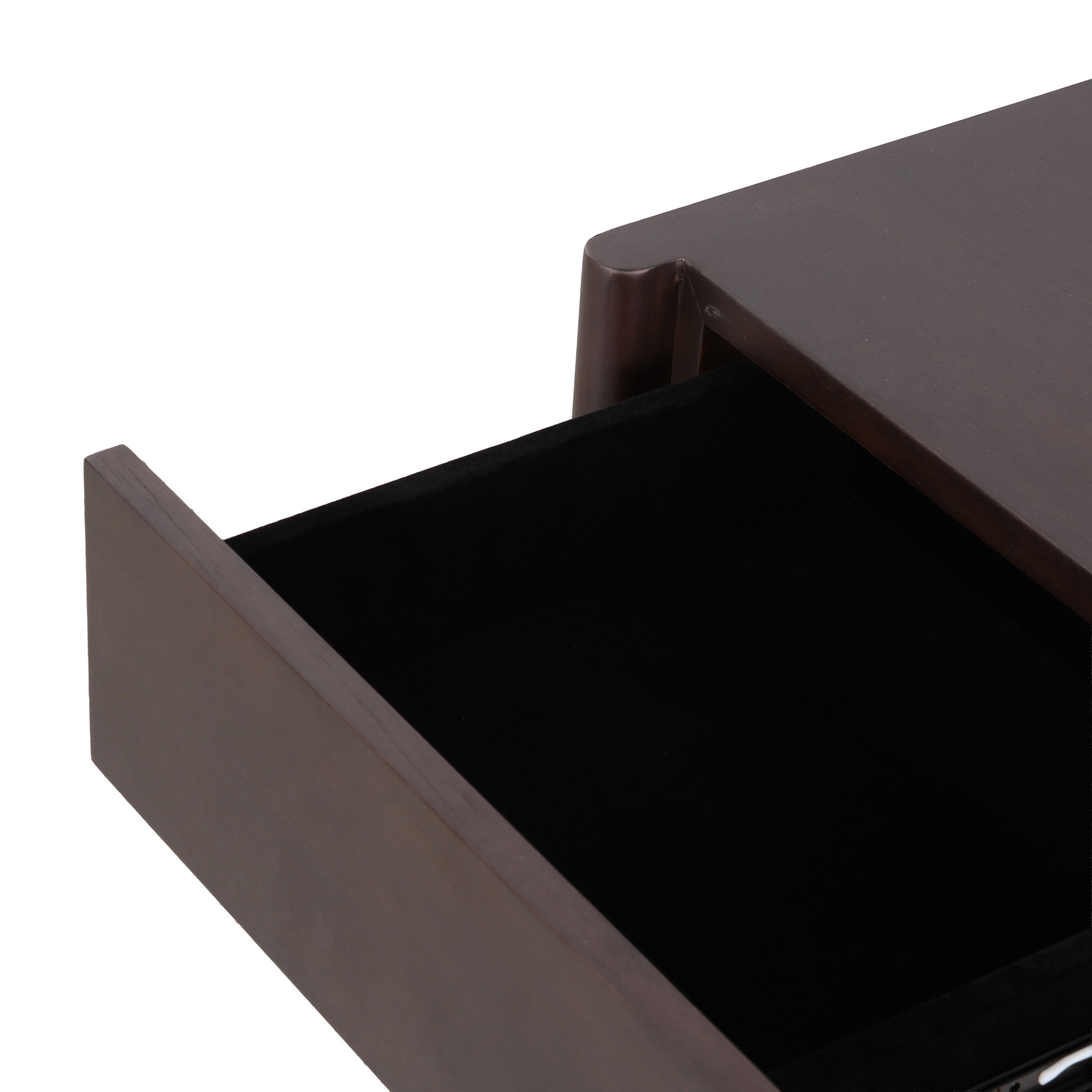 50cm Side Table - Walnut