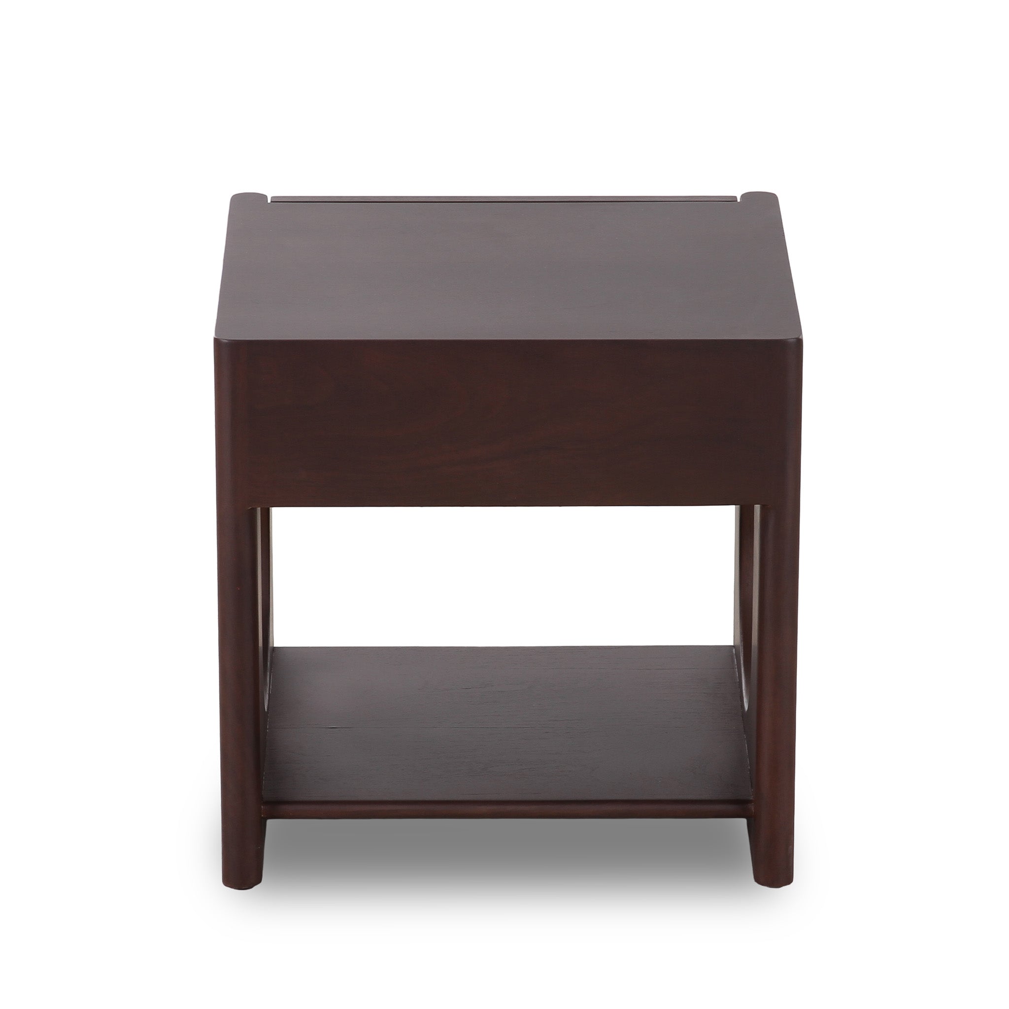 50cm Side Table - Walnut