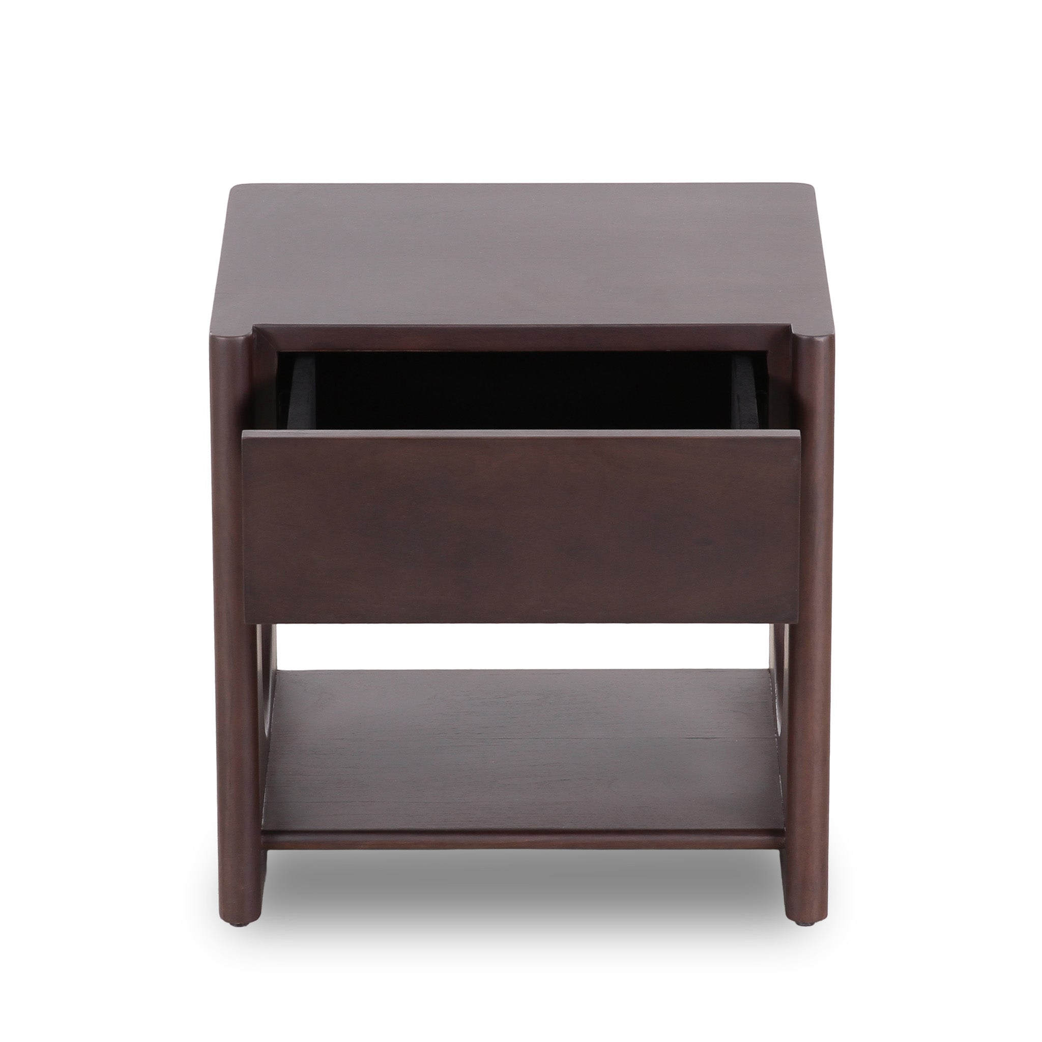 50cm Side Table - Walnut