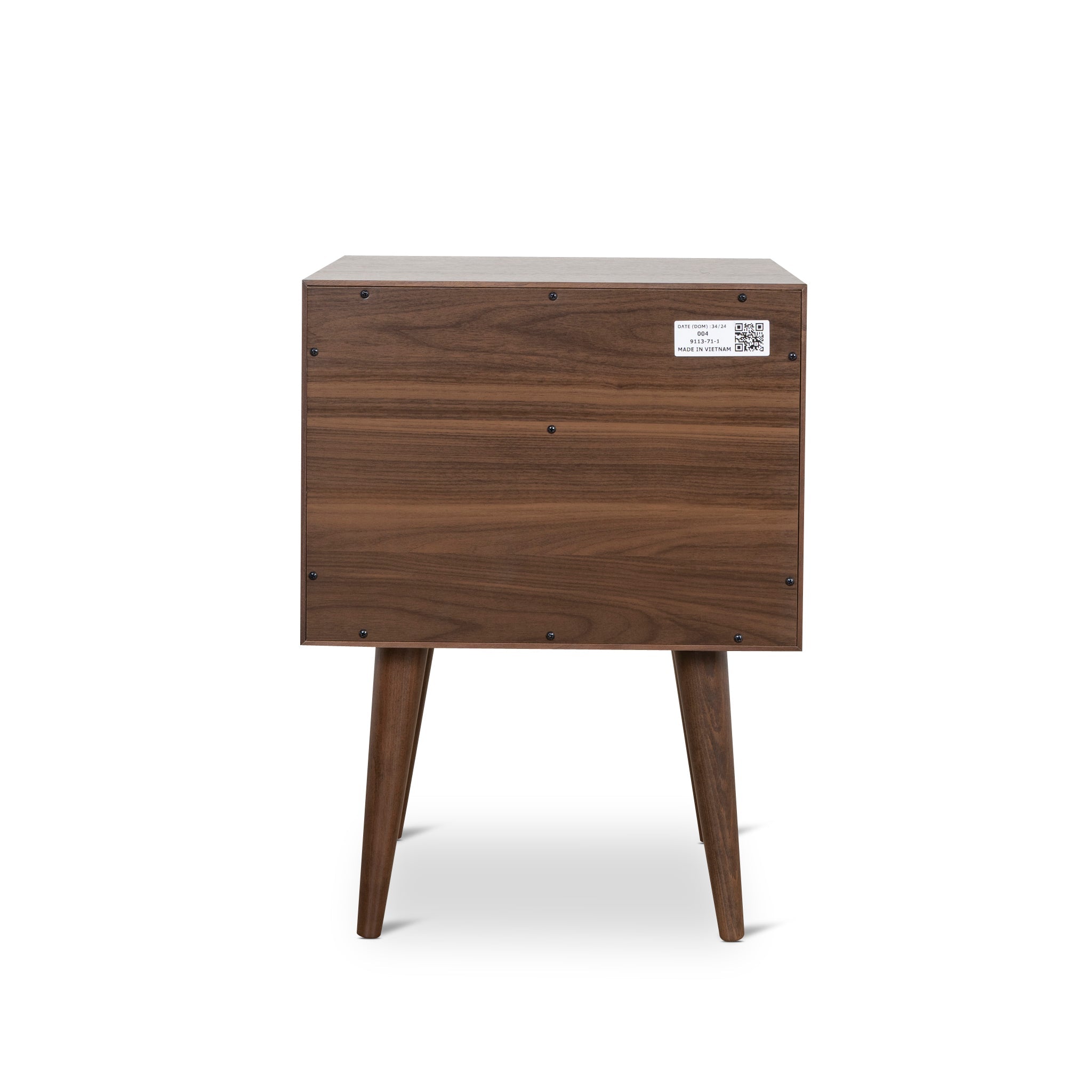 SQ Wooden Bedside Table - Walnut - image 5