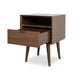 SQ Wooden Bedside Table - Walnut - image 6