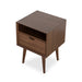 SQ Wooden Bedside Table - Walnut - image 7