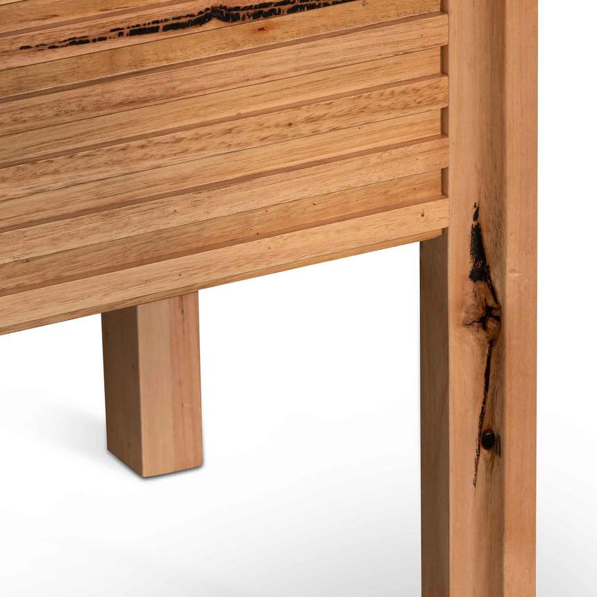 Single Drawer Bedside Table - Messmate