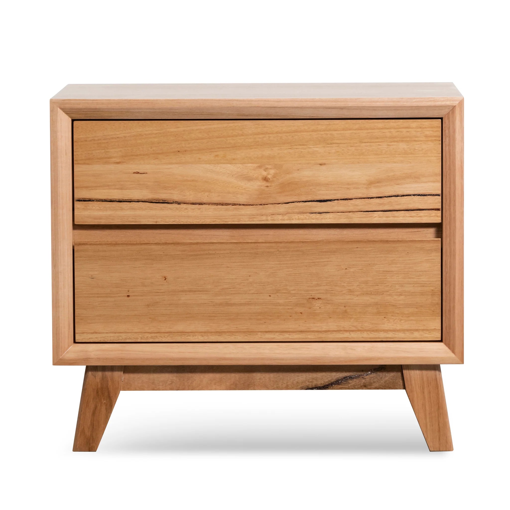 Showcasing Karano Bedside Table - Messmate ST6468-AW Bedside Table by Calibre Furniturs
