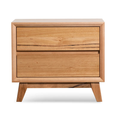 Showcasing Karano Bedside Table - Messmate ST6468-AW Bedside Table by Calibre Furniturs