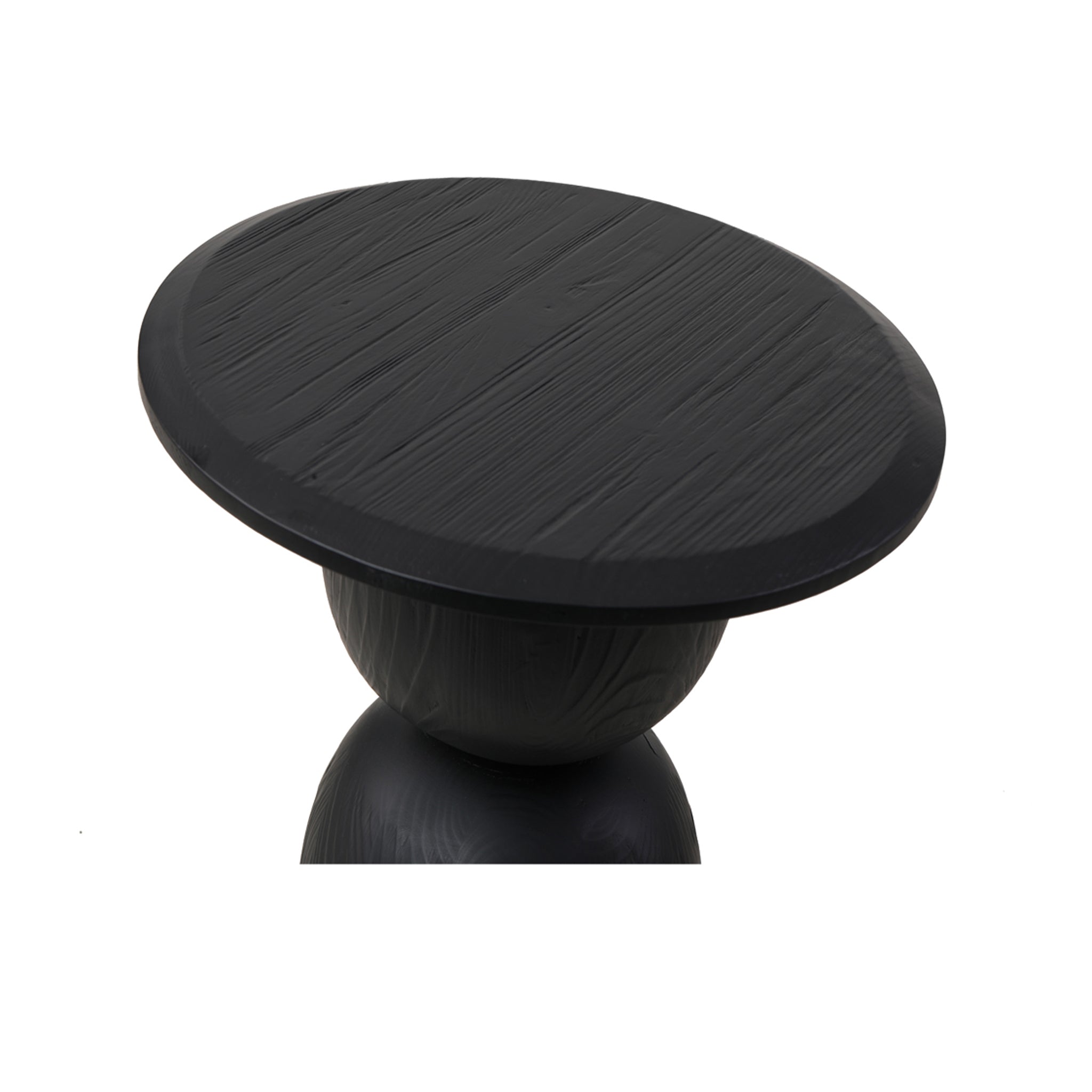 Round Side Table - Full Black - Gabriel