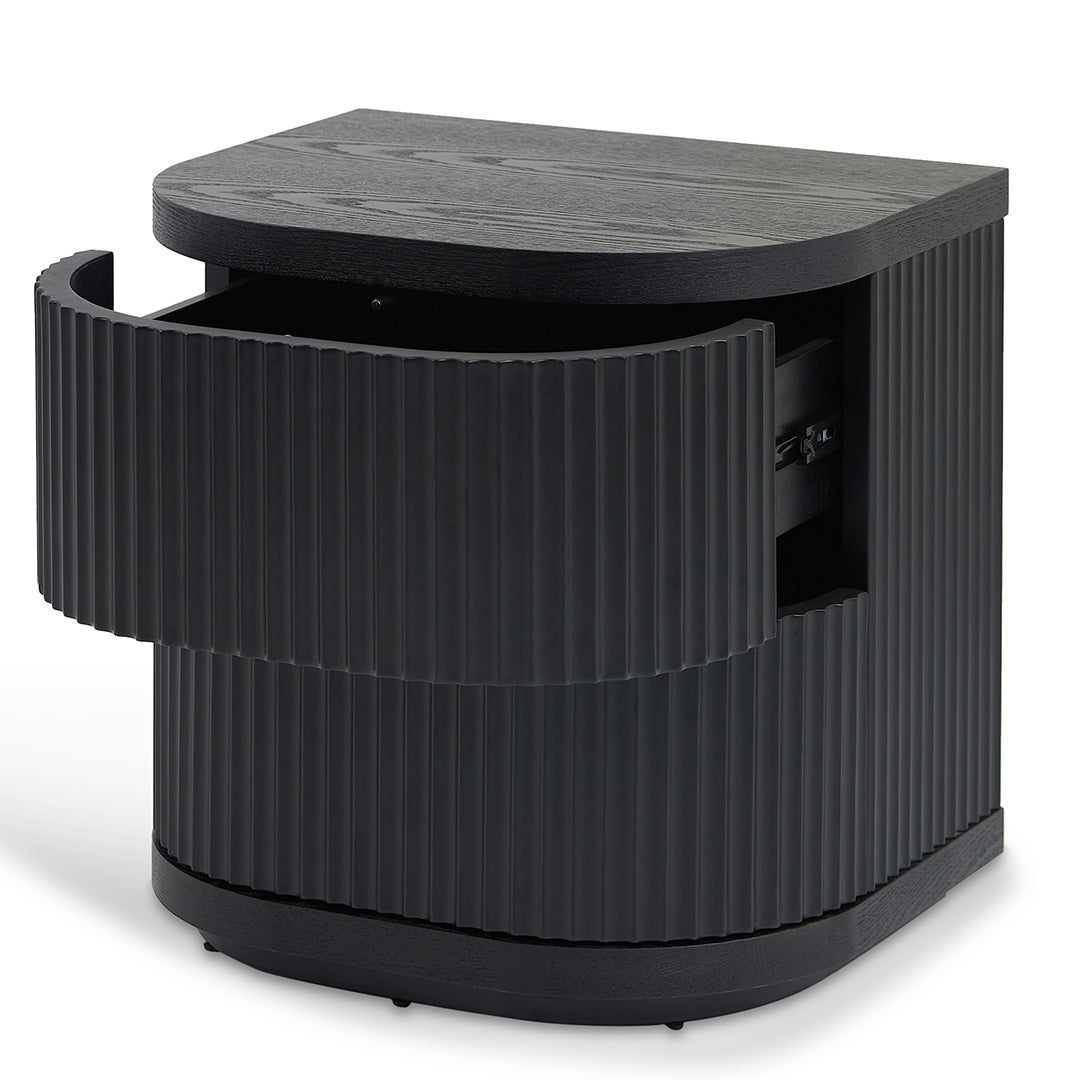 Bedside Table - Full Black - Elino