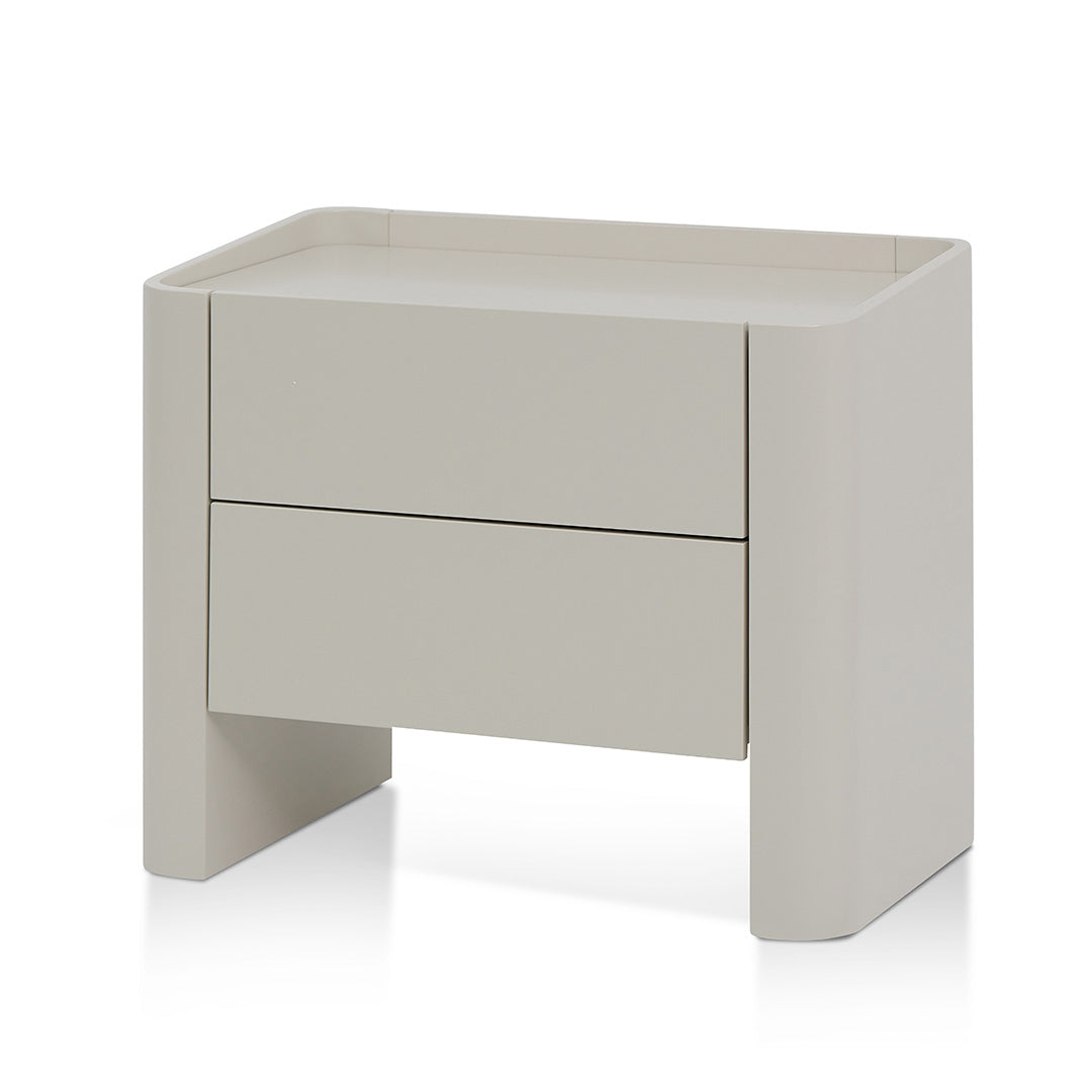 CST8454-IG 65cm Bedside Table - Warm Grey