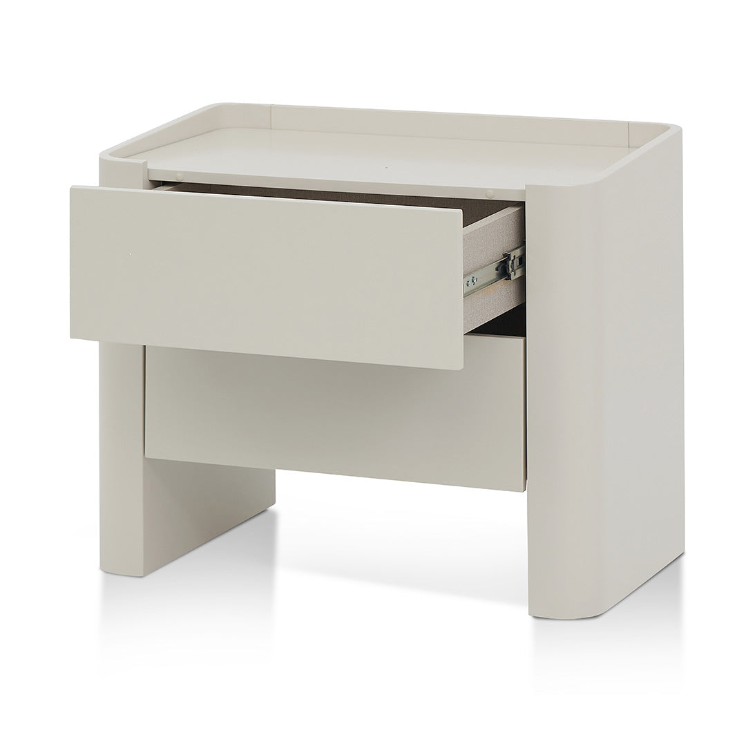 CST8454-IG 65cm Bedside Table - Warm Grey