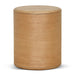 46cm Round Bedside Table - Natural - image 3