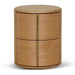 46cm Round Bedside Table - Natural - image 2