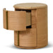 46cm Round Bedside Table - Natural - image 4
