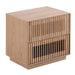 Showcasing Lelora Bedside Table - Natural ST8576-DW Bedside Table by Calibre Furniturs