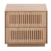 Showcasing Lelora Bedside Table - Natural ST8576-DW Bedside Table by Calibre Furniturs