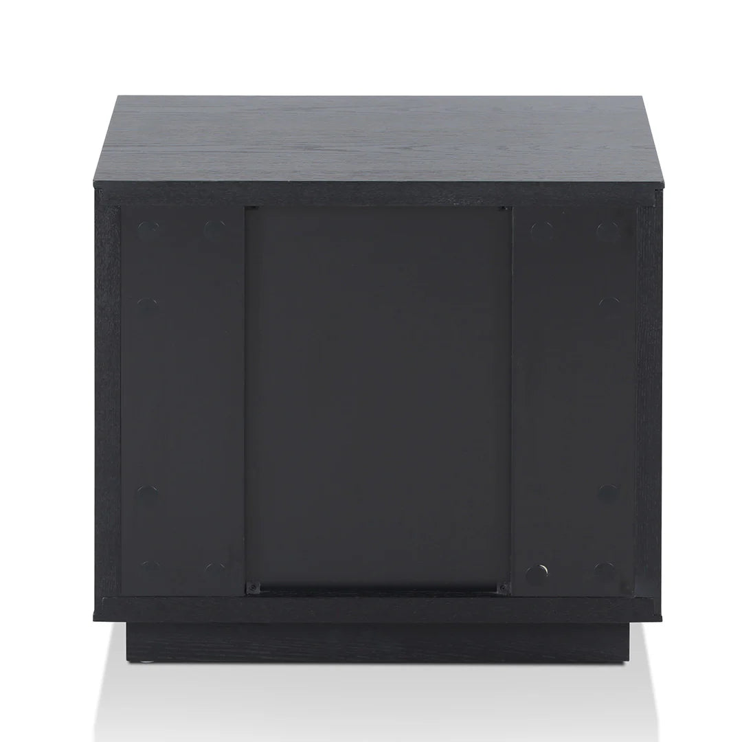 Visena Bedside Table - Full Black