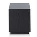 Showcasing Visena Bedside Table - Full Black ST8577-DW Bedside Table by Calibre Furniturs