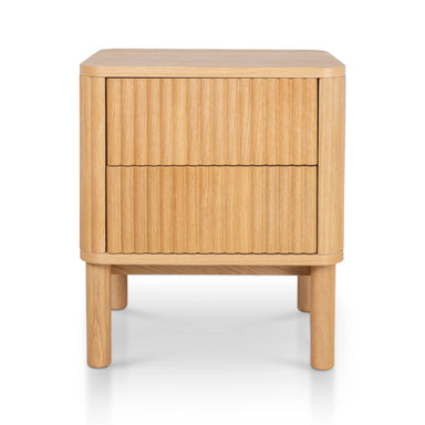 Showcasing Vapalora Bedside Table - Natural ST8627-KD Bedside Table by Calibre Furniturs