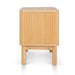 Showcasing Vapalora Bedside Table - Natural ST8627-KD Bedside Table by Calibre Furniturs