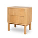 Showcasing Vapalora Bedside Table - Natural ST8627-KD Bedside Table by Calibre Furniturs