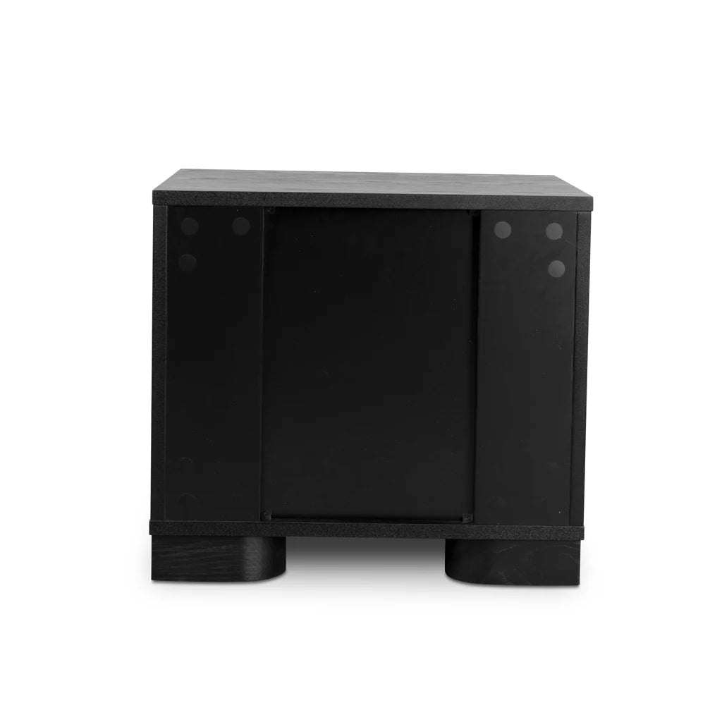 Lugusa Bedside Table - Full Black