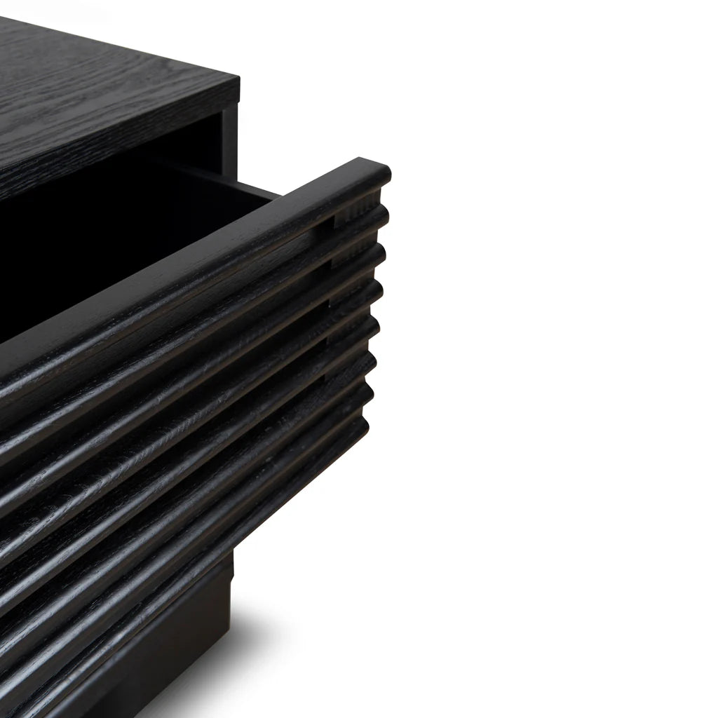 Lugusa Bedside Table - Full Black