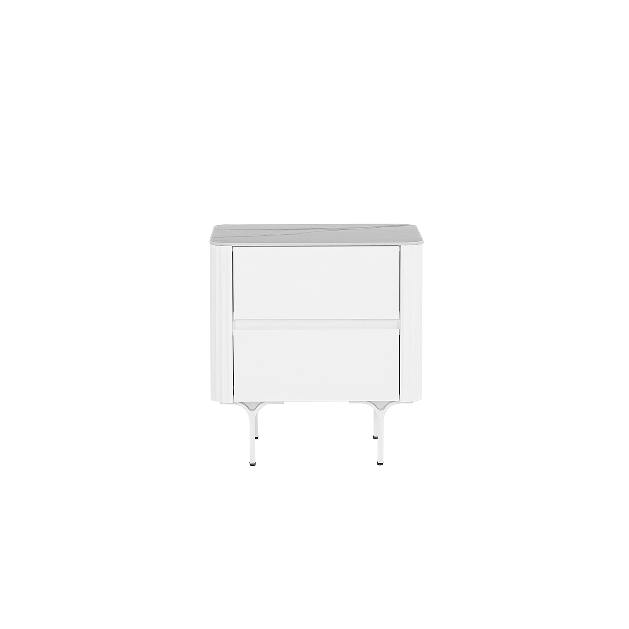 CST8636-IG 50cm Bedside Table - White