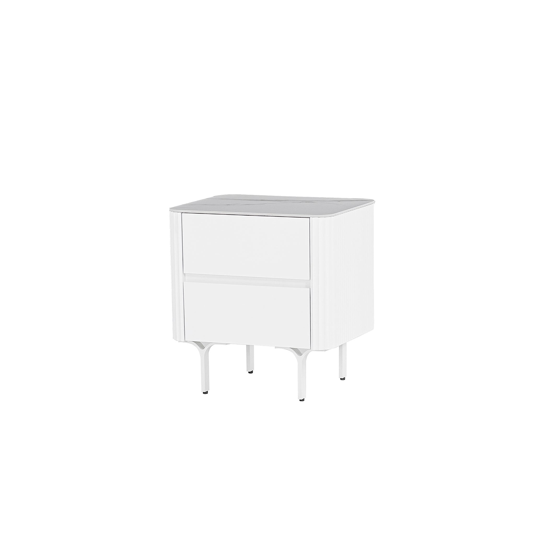 CST8636-IG 50cm Bedside Table - White