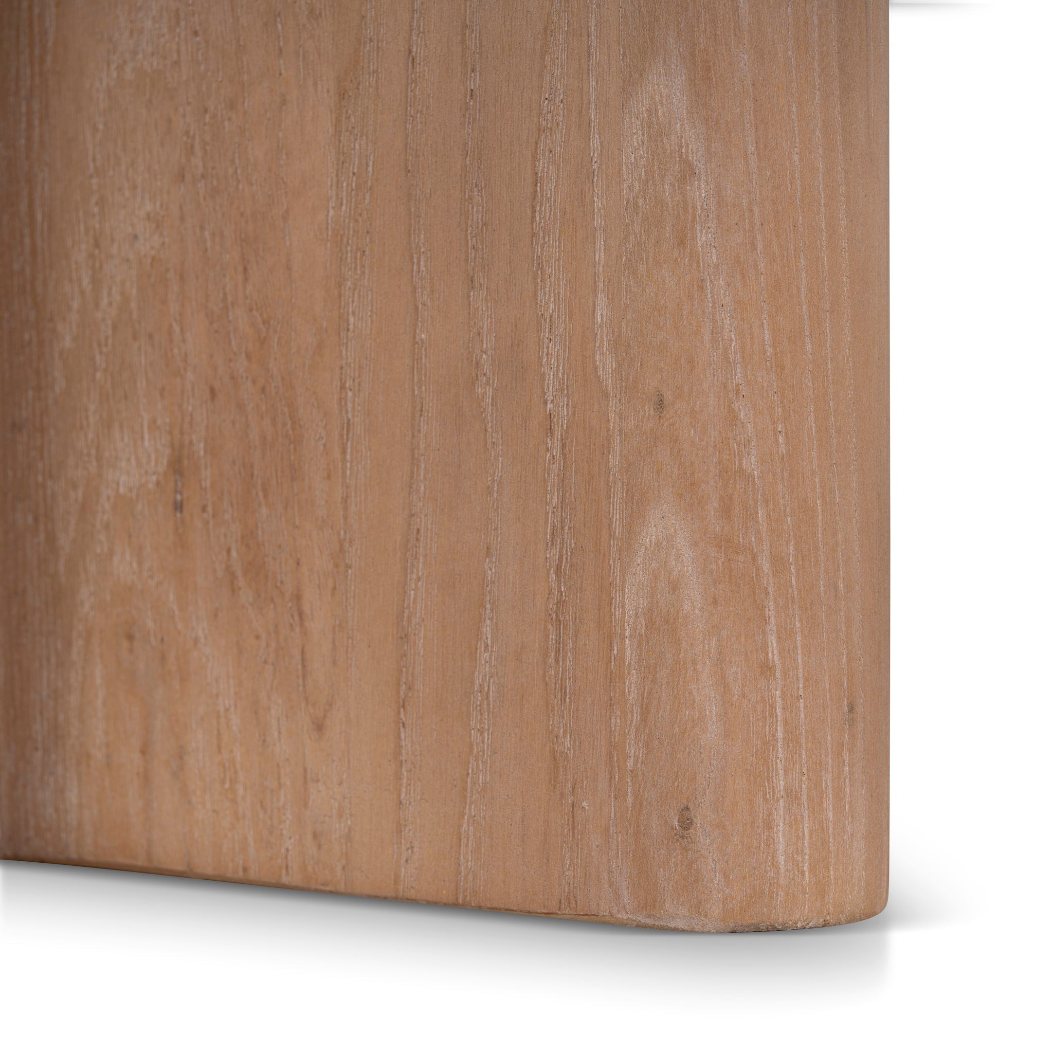 Travertine Marble Round Side Table - Light Natural Elm - image 9