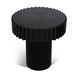 50cm Round Side Table - Full Black - image 2