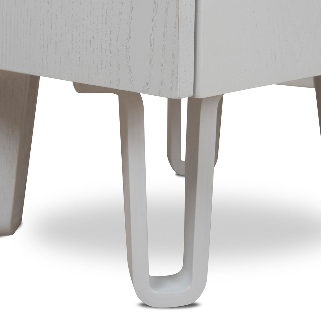 Bedside Table - Full White