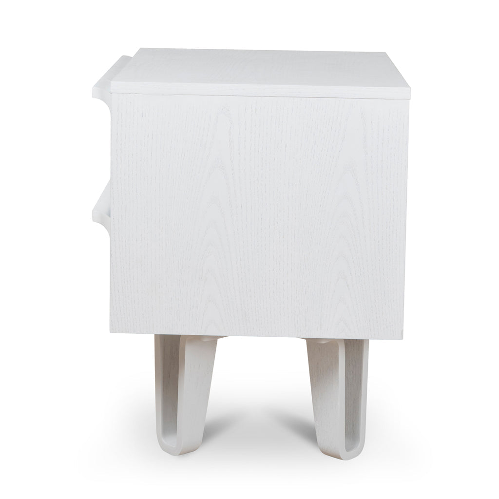 Bedside Table - Full White