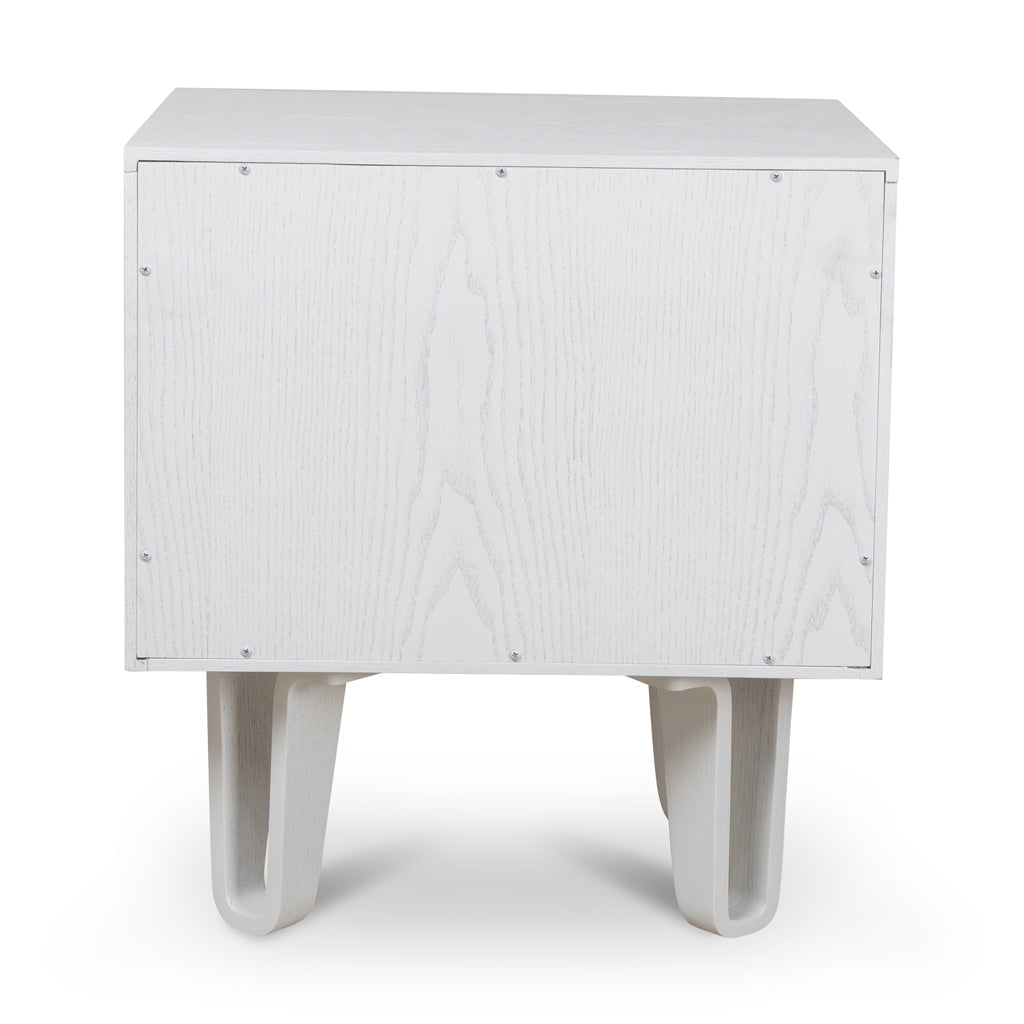 Bedside Table - Full White