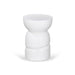 38cm Round Side Table - White - image 2