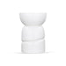 38cm Round Side Table - White - image 3