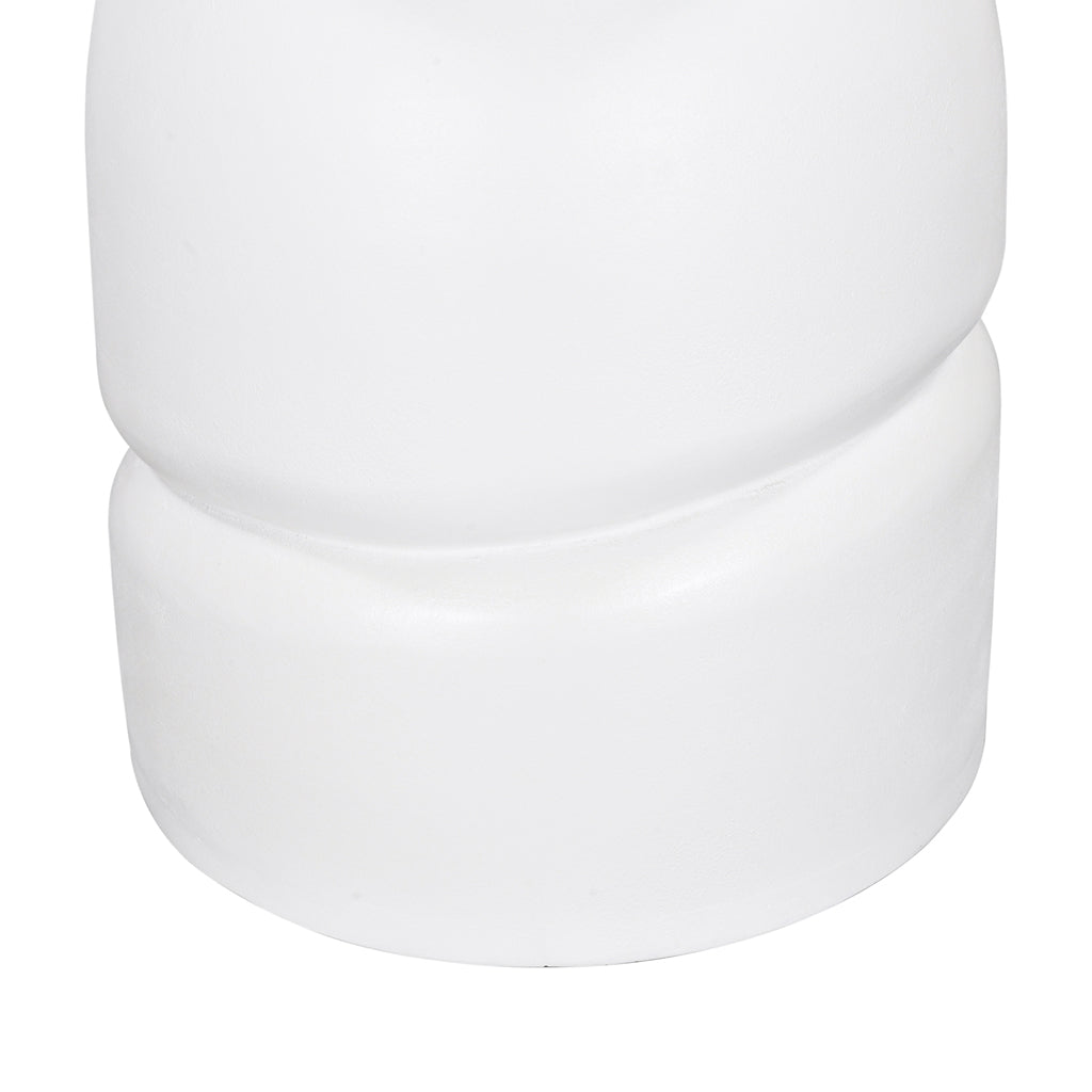 38cm Round Side Table - White - image 5
