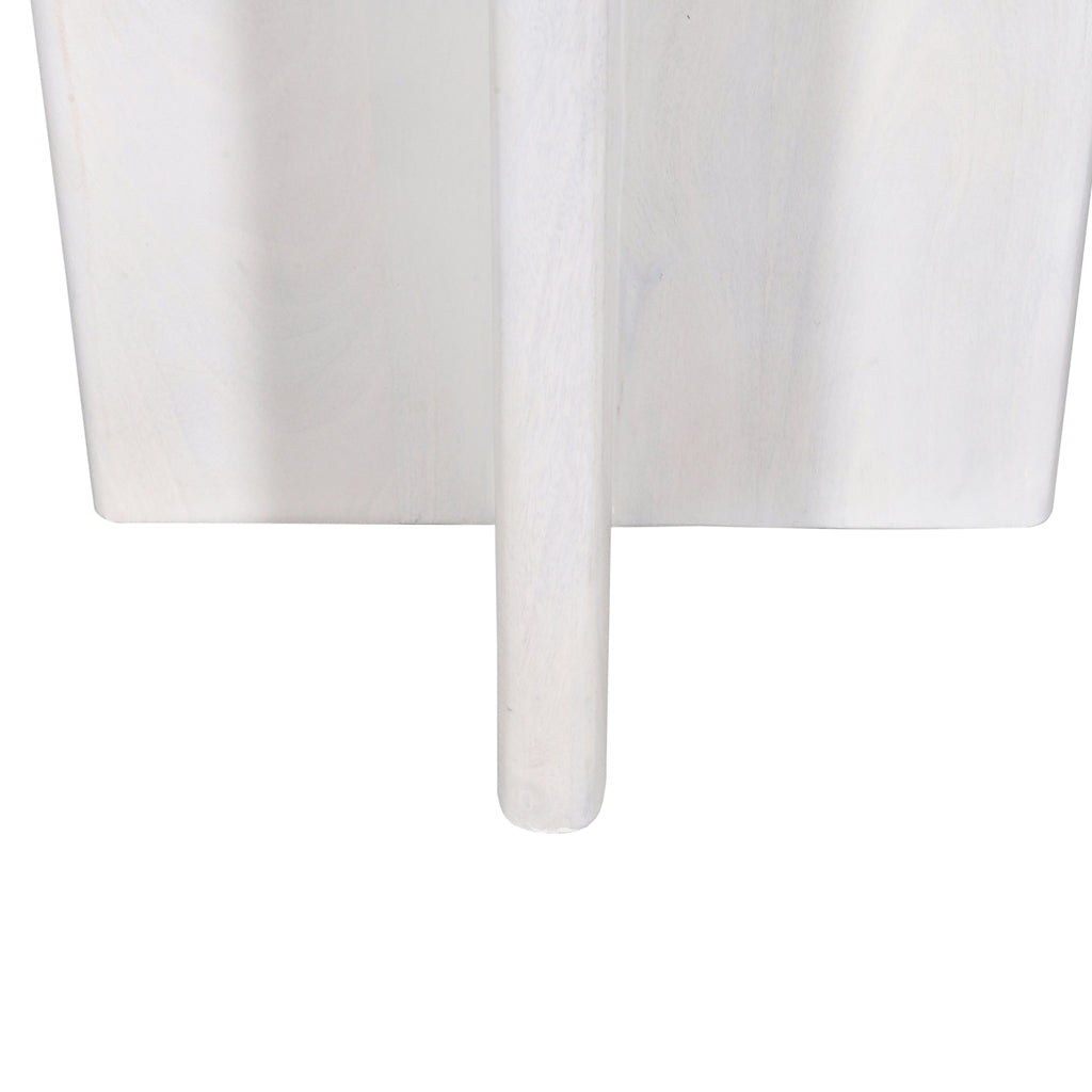 40cm Round Side Table - Cafe White - image 7