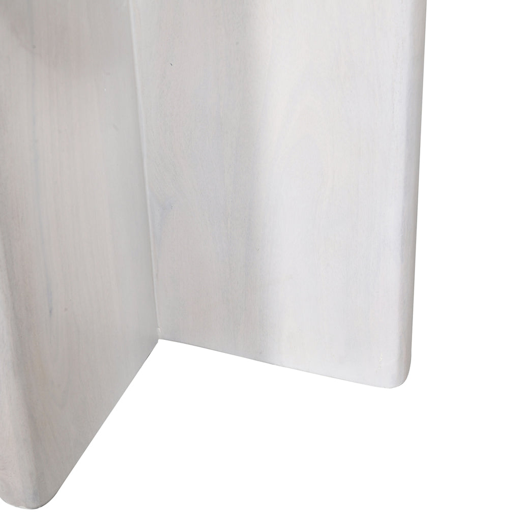 40cm Round Side Table - Cafe White - image 9