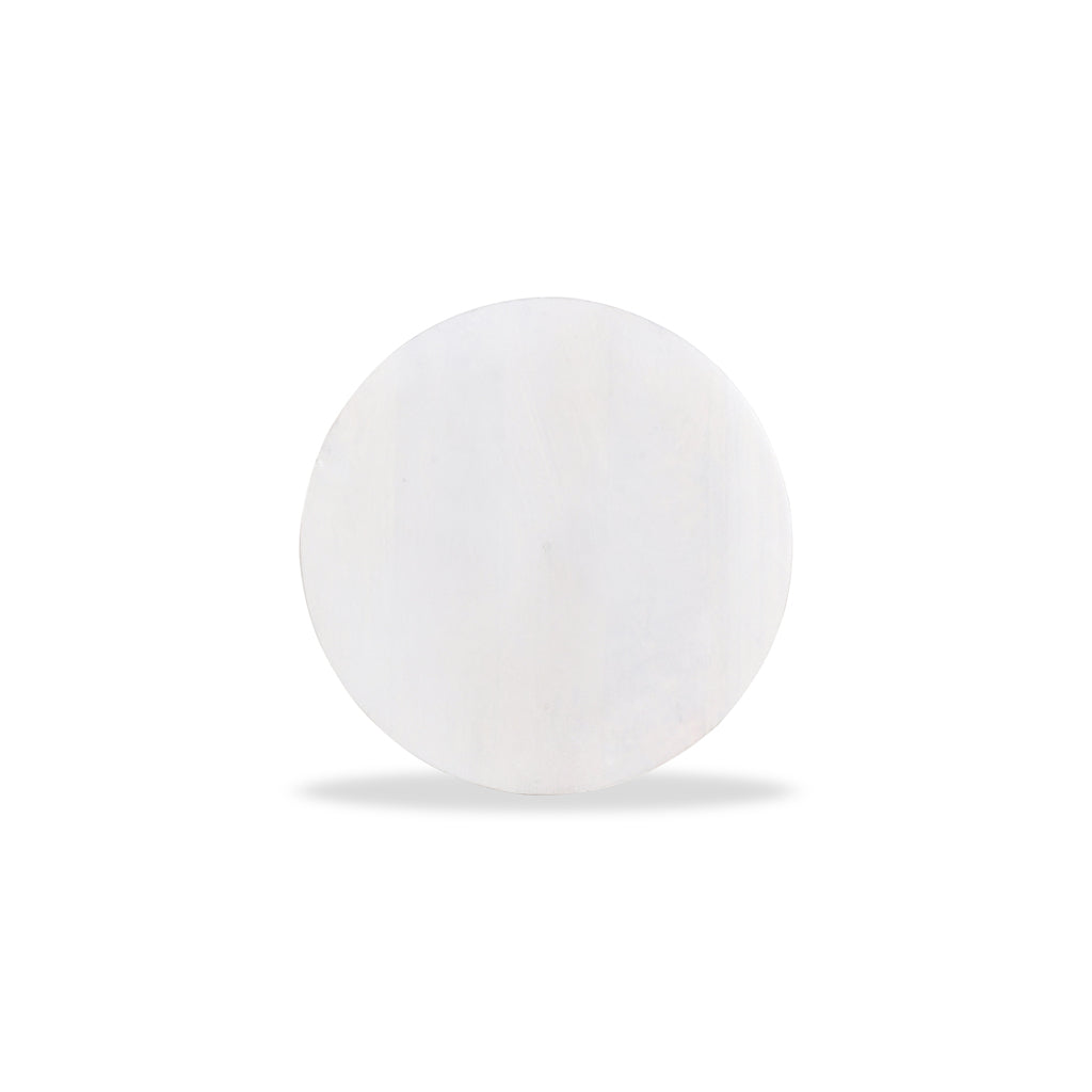 40cm Round Side Table - Cafe White - image 10