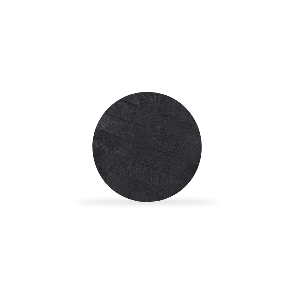 40cm Round Side Table - Full Black - image 9