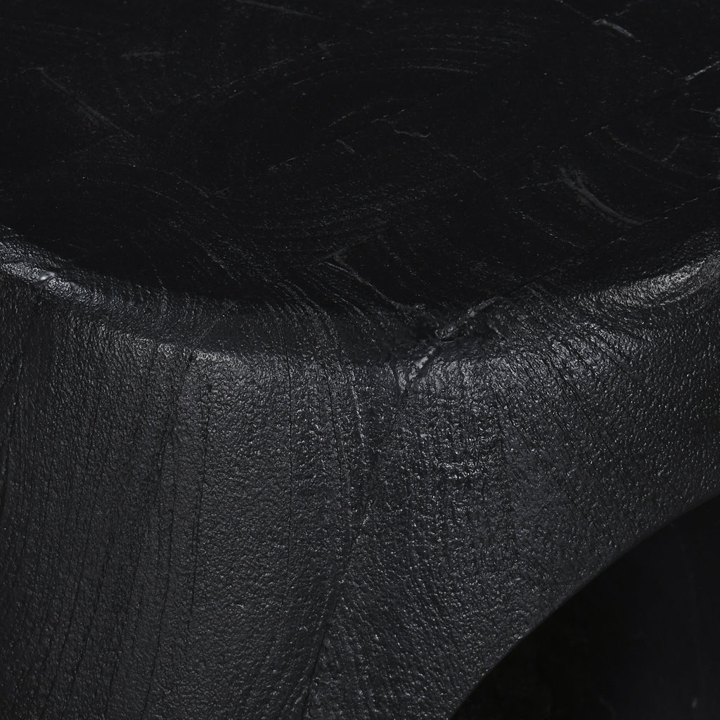 40cm Round Side Table - Full Black - image 8