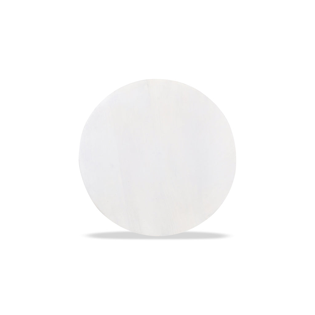 38cm Round Side Table - Cafe White - image 10