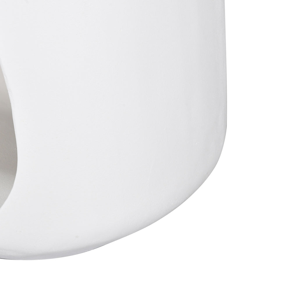 32cm Round Side Table - White - image 8