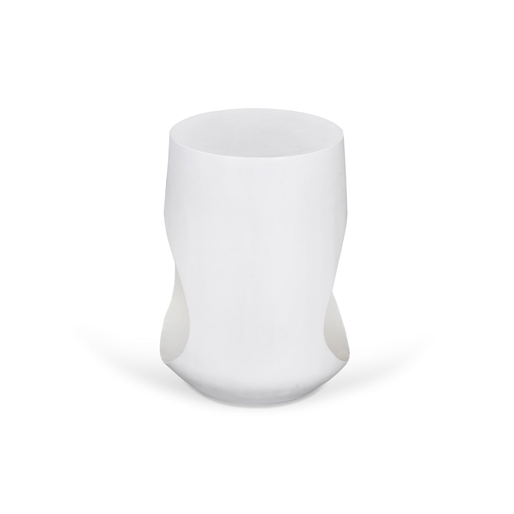 32cm Round Side Table - White - image 5