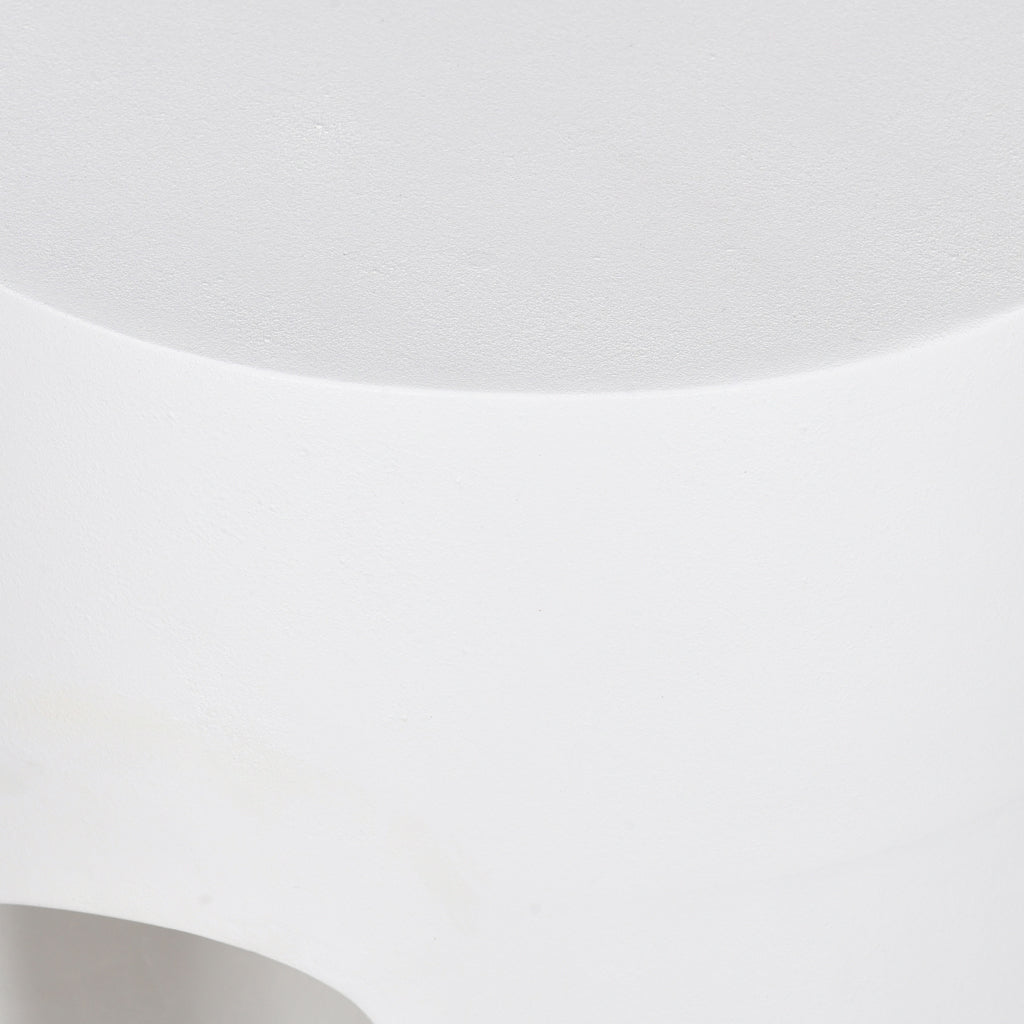 32cm Round Side Table - White - image 6
